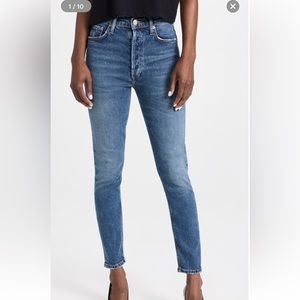 Agolde Nico Jean High Rise Button Fly